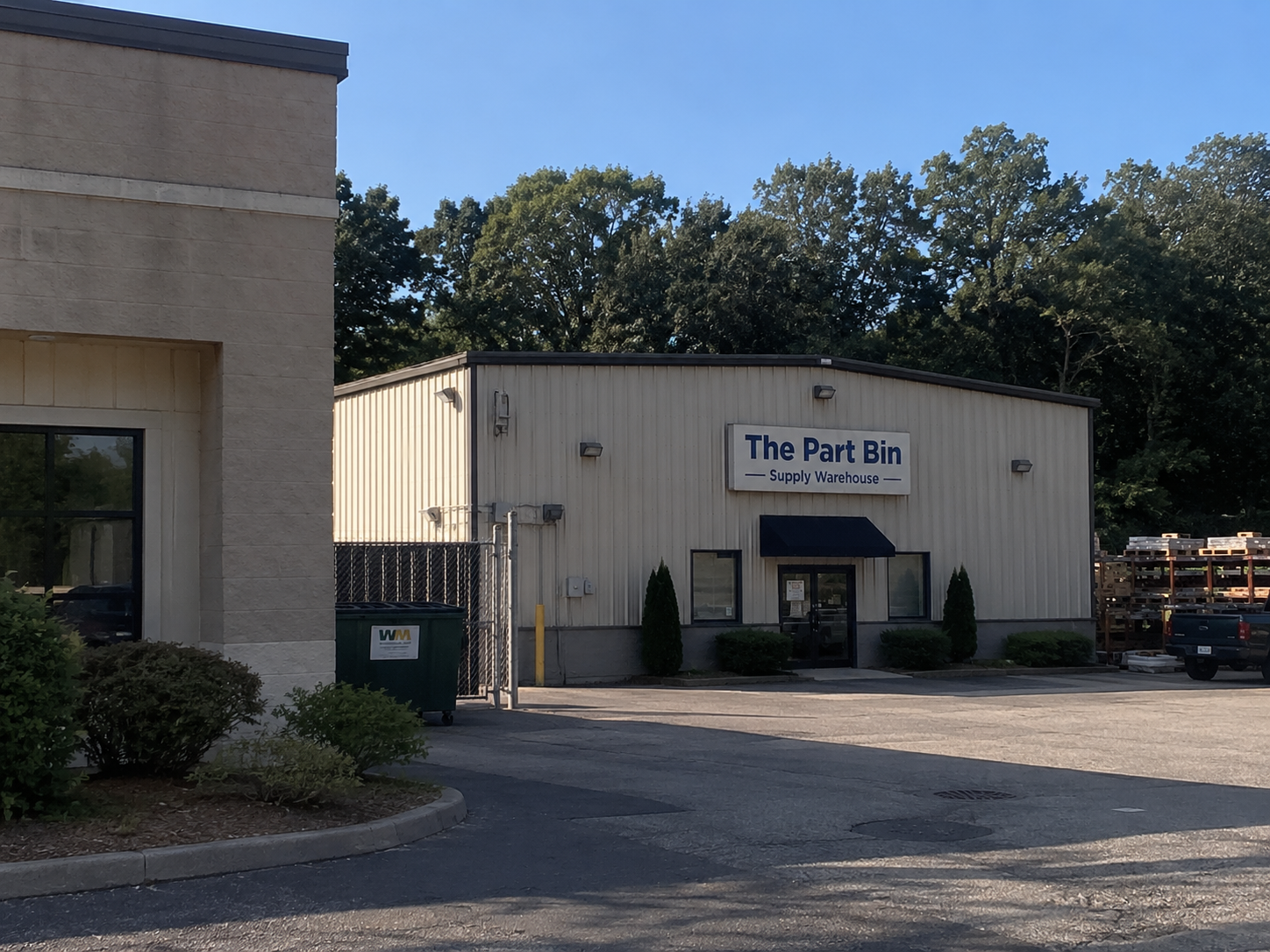 The Part Bin Supply Warehouse storefront