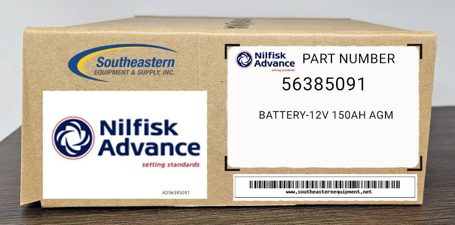 12V 150Ah AGM Battery — Advance/Nilfisk