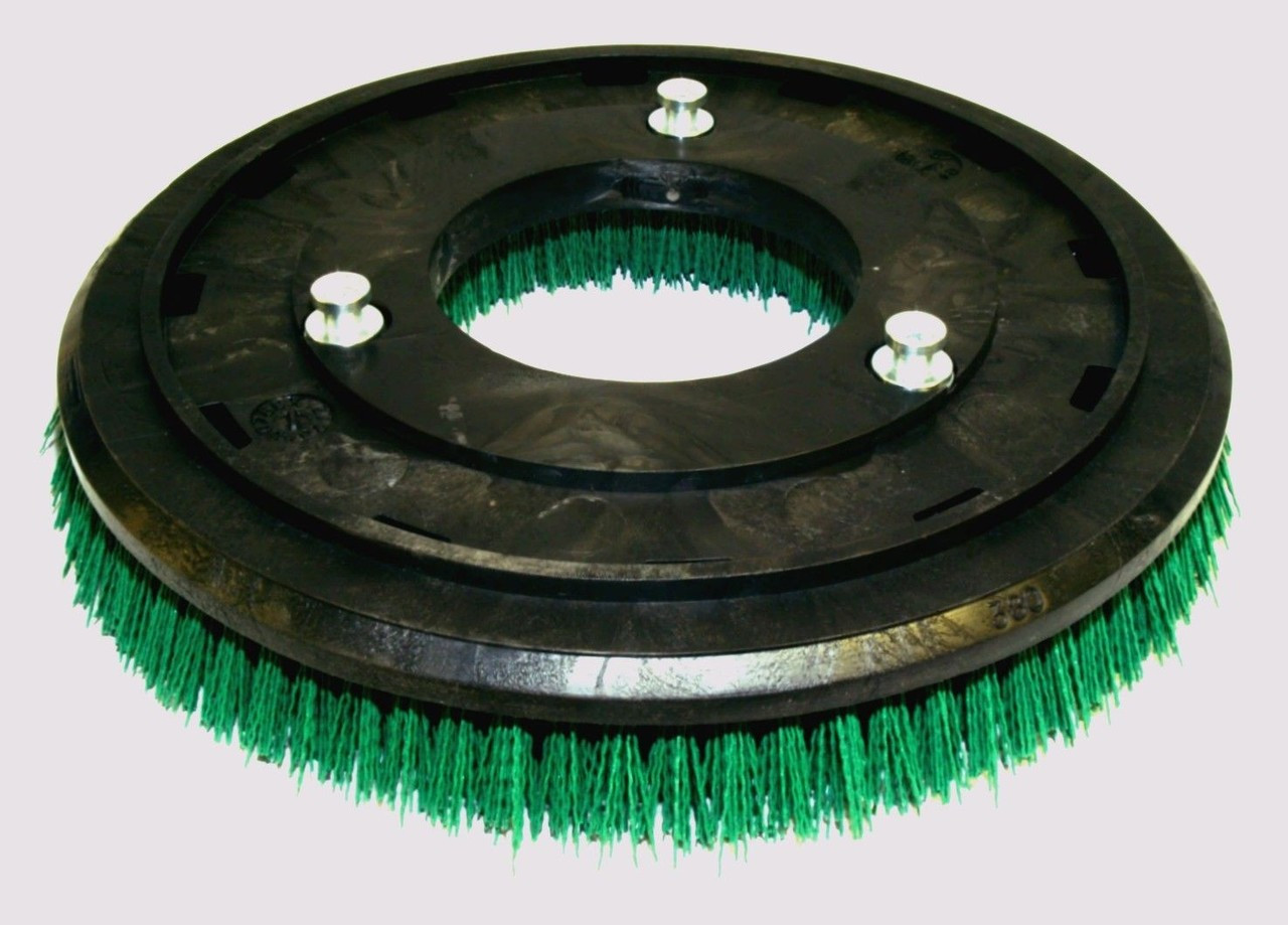 17" Midlite Disc Scrub Brush, 3 Lug