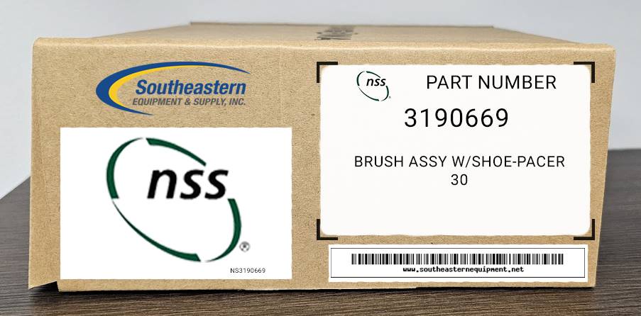 Brush Assembly w/ Shoe — NSS Pacer 30