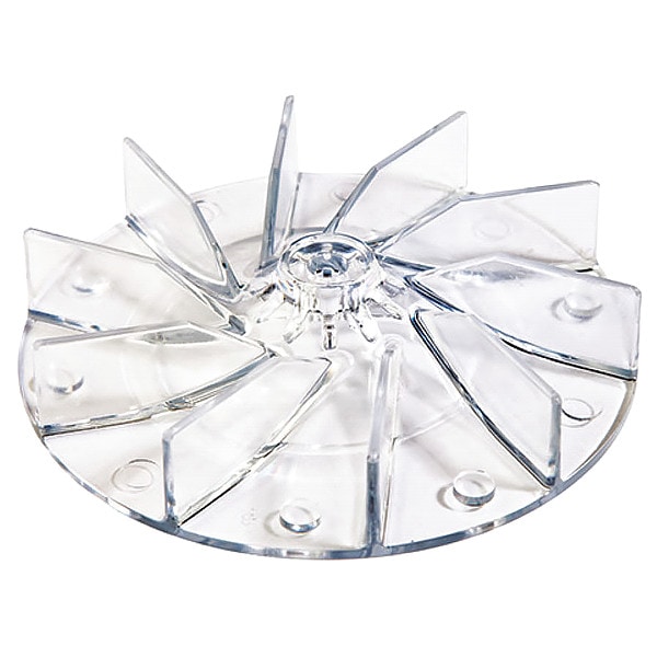 Sanitaire Fan 5/16 In Bore, Clear Plastic