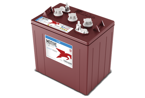 Trojan T-125 — 6V 240Ah Flooded Deep-Cycle Battery